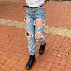Urban Outfitters BDG high-rise ripped mom jeans